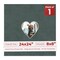 Dark Grey Suede Mat Board for 24x24 Frames - Heart Opening for 8x8 Photos